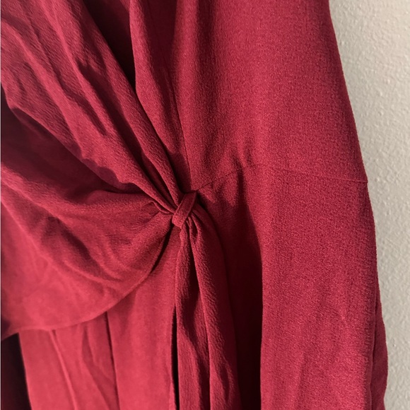 City Chic Deep Red jumpsuit - Picture 9 of 9